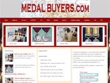 Tablet Screenshot of medalbuyers.com
